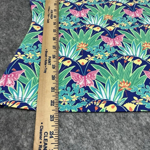 J. McLaughlin Flora Catalina Cloth Carly Top Womens S Butterfly Garden Novelty - Picture 11 of 12